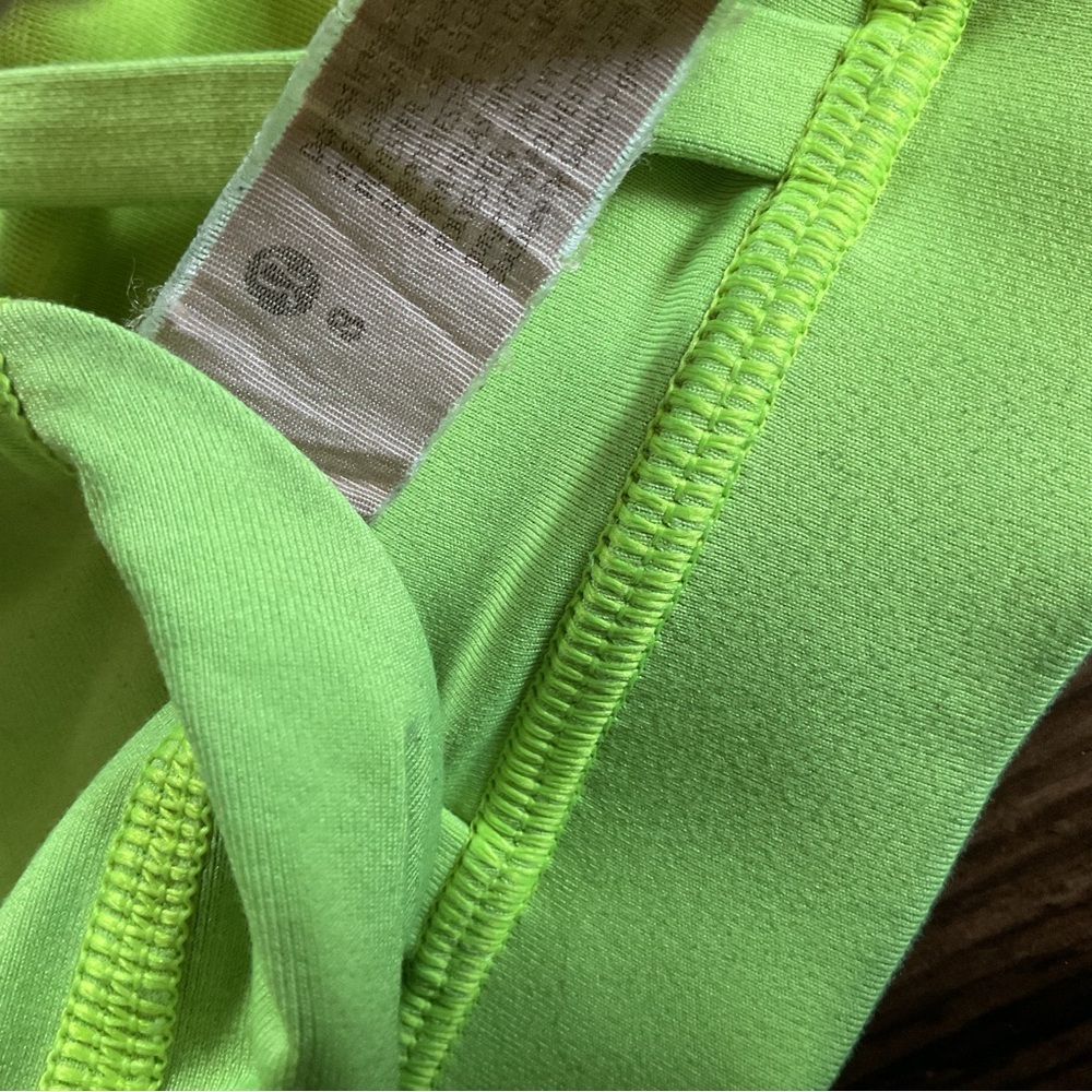 LULULEMON Lime Green Swim Top 3 - Picture 3 of 3